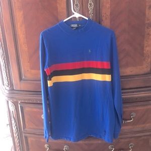 Long sleeve polo shirt